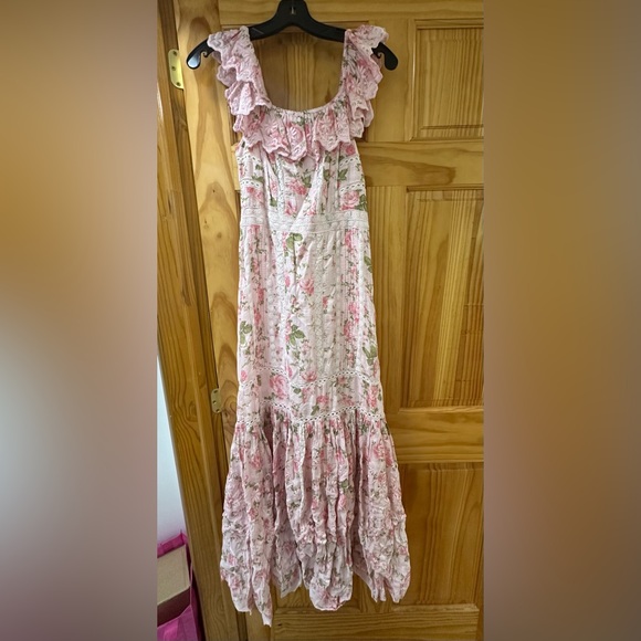 LOVESHACKFANCY
Niko ruffled floral-print cotton-voile maxi dress
US 2 - Picture 7 of 9